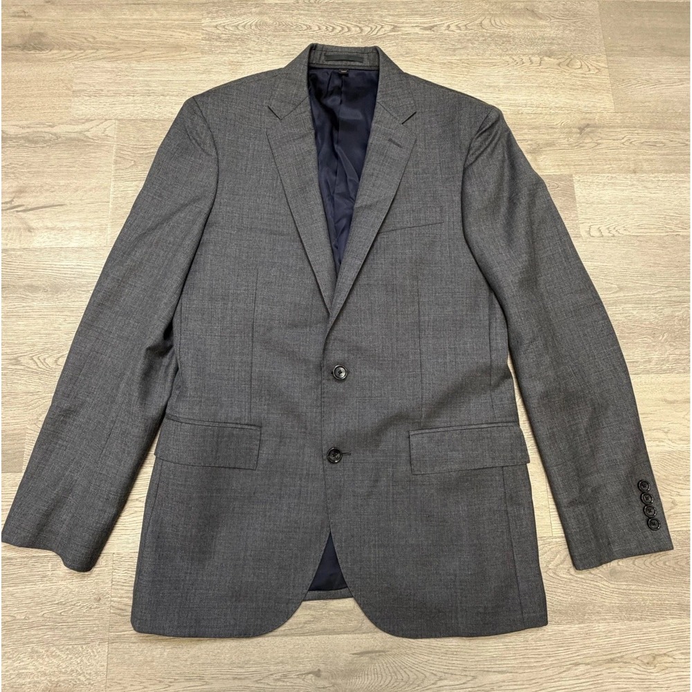 NEW J.Crew Crosby Suit Jacket Men's 38R Gray Tollegno 1900 Italian Wool Blazer
